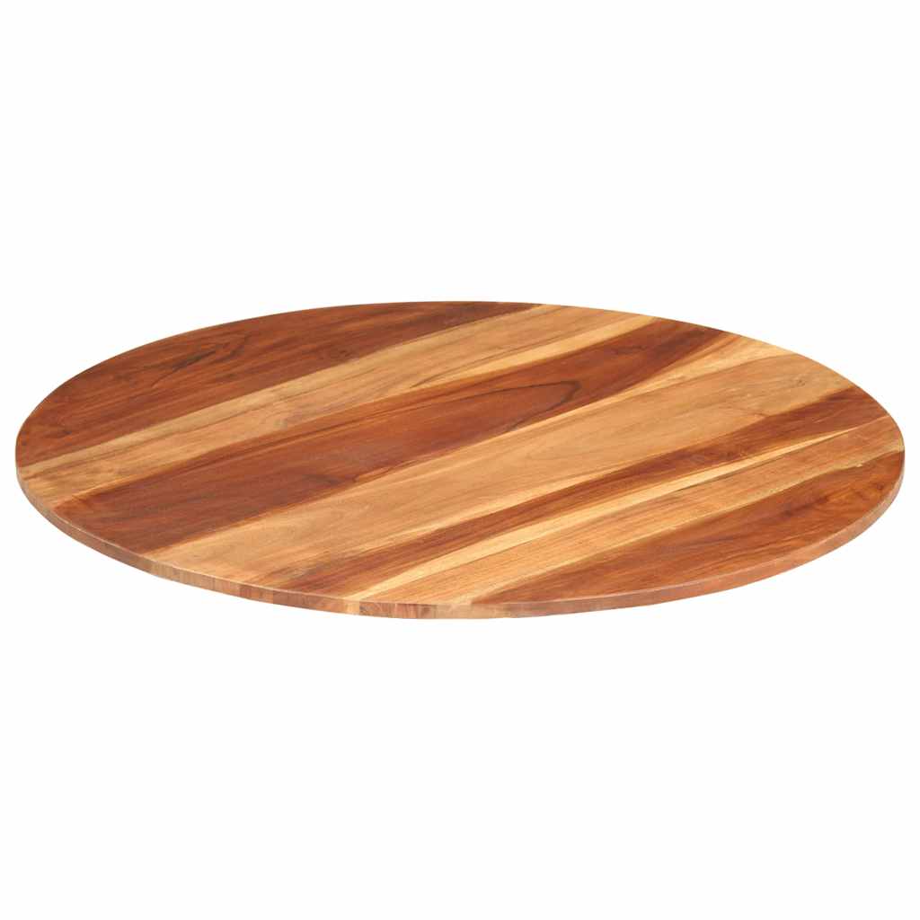 vidaXL Tabletop Solid Rosewood Round 15-16 mm 80 cm