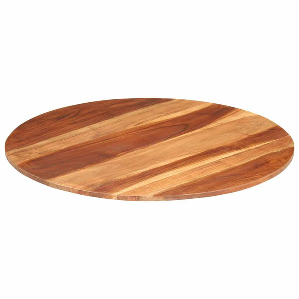 vidaXL Tabletop Solid Rosewood Round 15-16 mm 80 cm