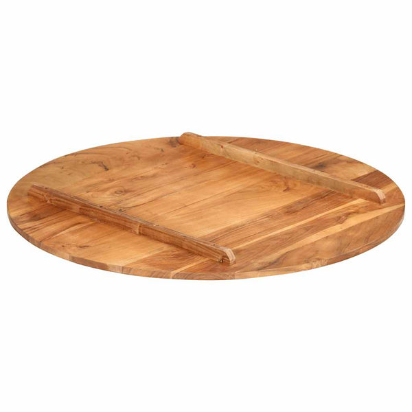 vidaXL Tabletop Solid Rosewood Round 15-16 mm 80 cm