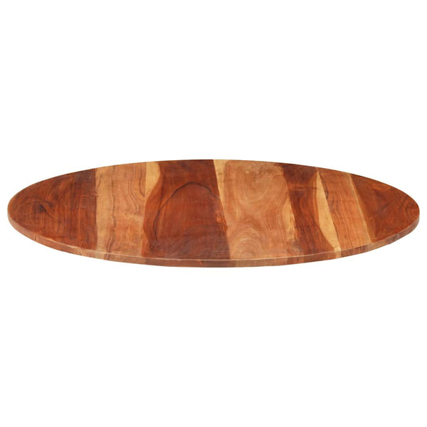 vidaXL Tabletop Solid Rosewood Round 15-16 mm 80 cm