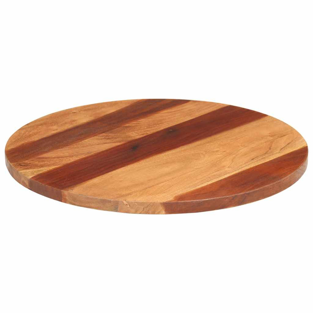 vidaXL Tabletop Solid Rosewood Round 25-27 mm 60 cm