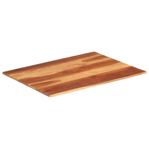 vidaXL Table Top Solid Acacia Wood 15-16 mm 60x80 cm