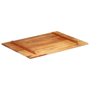 vidaXL Table Top Solid Acacia Wood 15-16 mm 60x80 cm