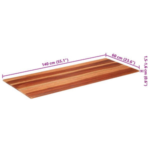 vidaXL Tabletop Solid Rosewood 15-16 mm 60x140 cm