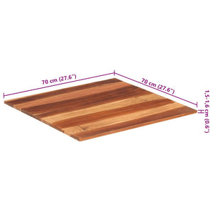 vidaXL Tabletop Solid Rosewood 15-16 mm 70x70 cm