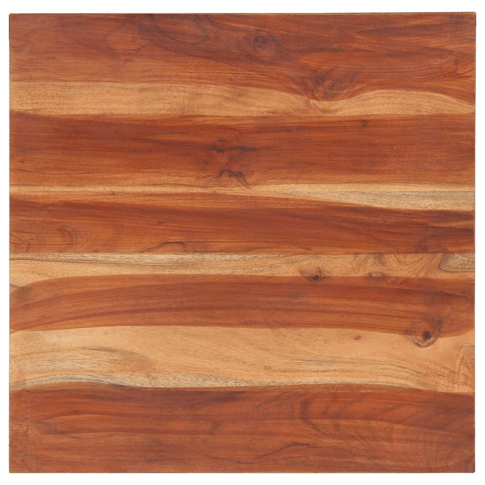vidaXL Tabletop Solid Acacia Wood 25-27 mm 60x60 cm