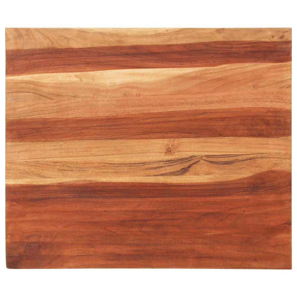 vidaXL Table Top Solid Acacia Wood 25-27 mm 60x70 cm