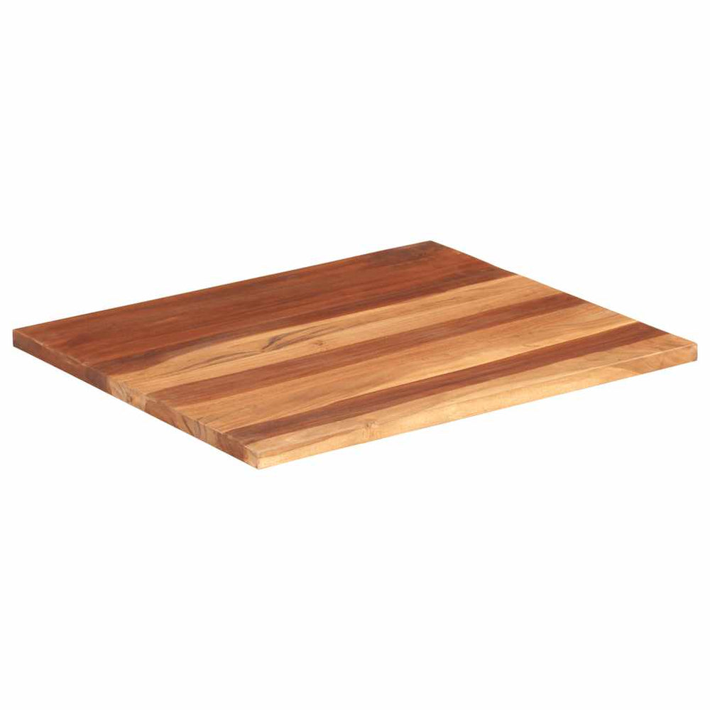 vidaXL Table Top Solid Acacia Wood 25-27 mm 60x70 cm