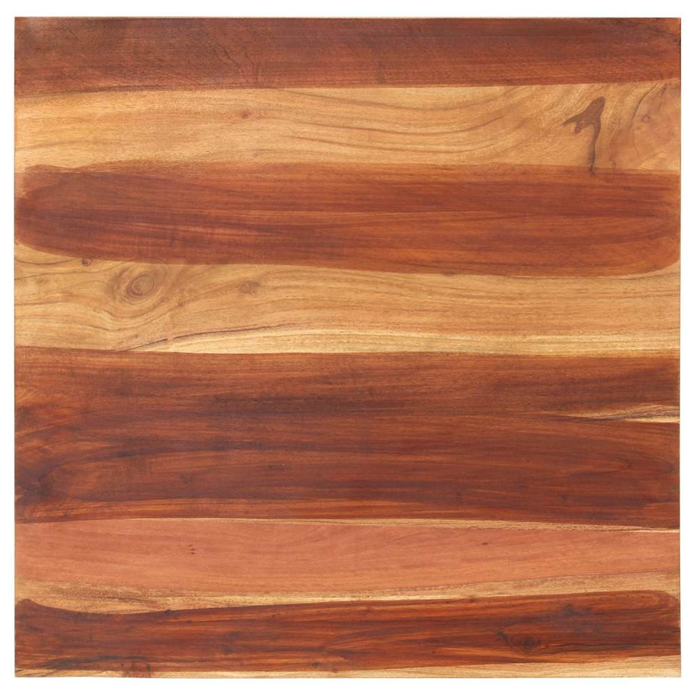 vidaXL Solid Acacia Wood Tabletop 25-27 mm 70x70 cm
