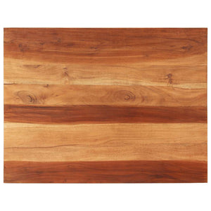 vidaXL Table Top Solid Sheesham Wood 25-27 mm 70x90 cm