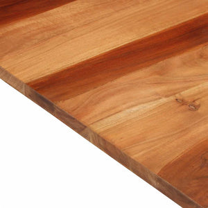 vidaXL Table Top Solid Sheesham Wood 25-27 mm 70x90 cm