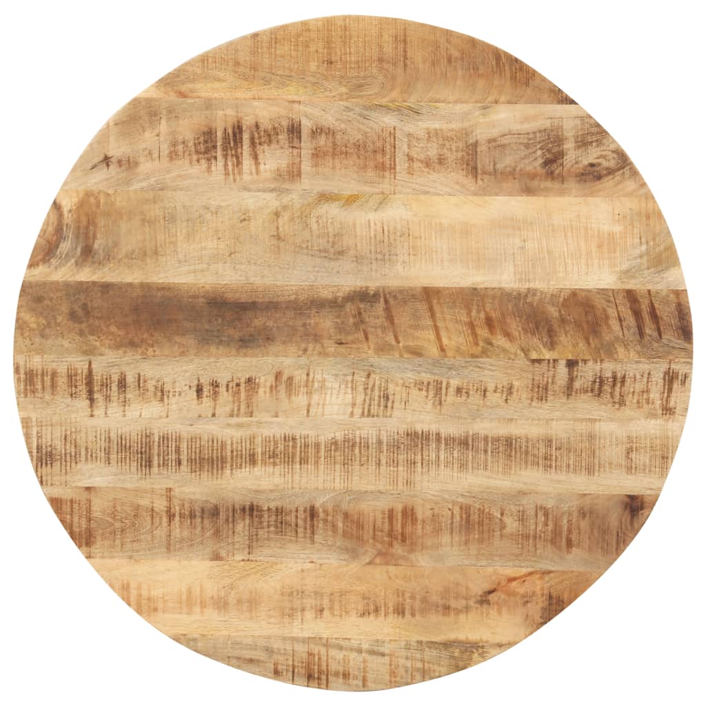 vidaXL Tabletop Solid Mango Wood Round 15-16 mm 40 cm