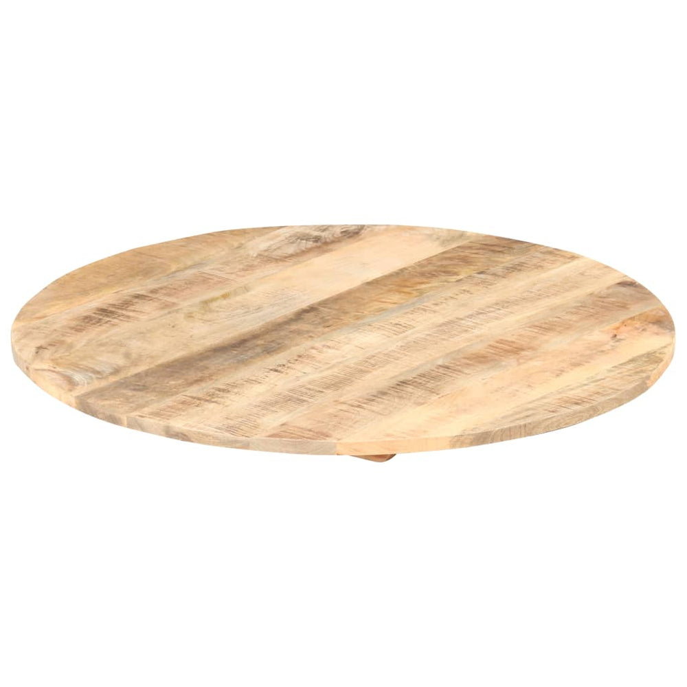 vidaXL Tabletop Solid Mango Wood Round 15-16 mm 40 cm