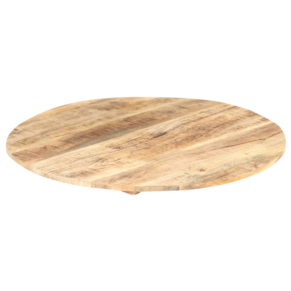 vidaXL Tabletop Solid Mango Wood Round 15-16 mm 40 cm