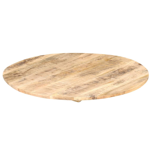 vidaXL Tabletop Solid Mango Wood Round 15-16 mm 40 cm