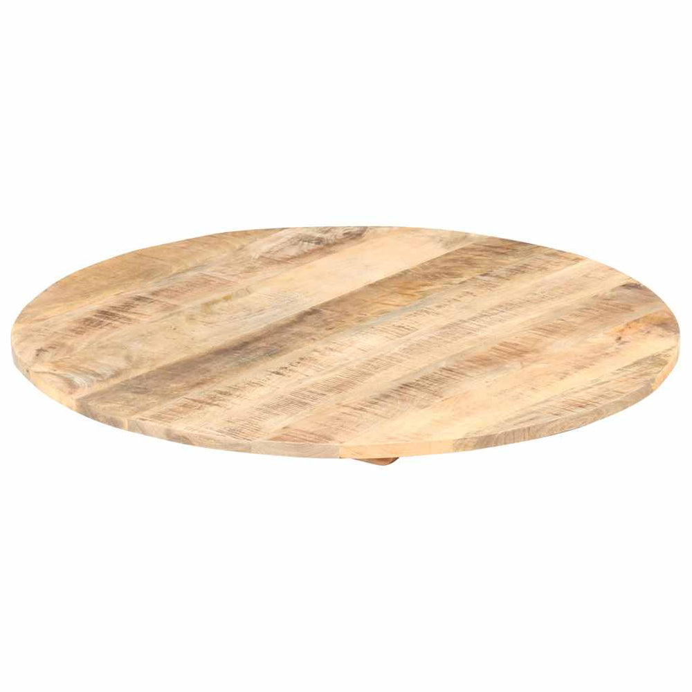 vidaXL Tabletop Solid Mango Wood Round 15-16 mm 50 cm
