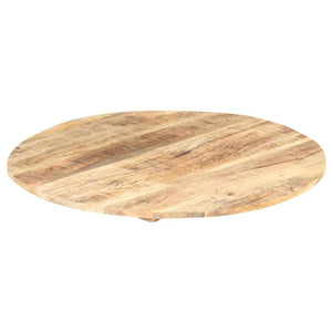 vidaXL Tabletop Solid Mango Wood Round 15-16 mm 50 cm