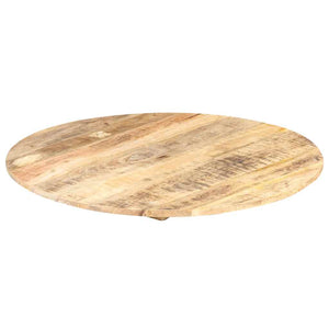 vidaXL Tabletop Solid Mango Wood Round 15-16 mm 50 cm