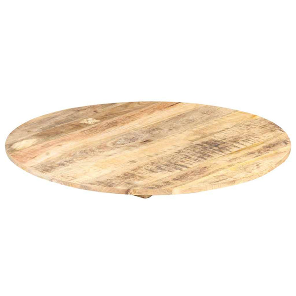 vidaXL Tabletop Solid Mango Wood Round 15-16 mm 50 cm