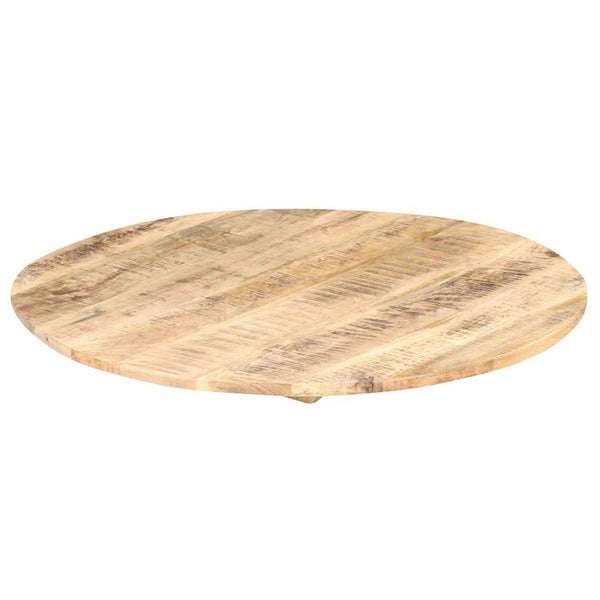 vidaXL Tabletop Solid Mango Wood Round 15-16 mm 50 cm