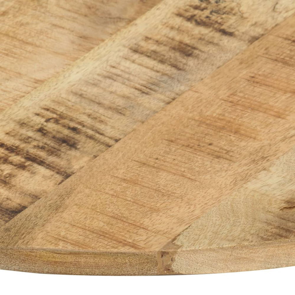 vidaXL Tabletop Solid Mango Wood Round 15-16 mm 80 cm