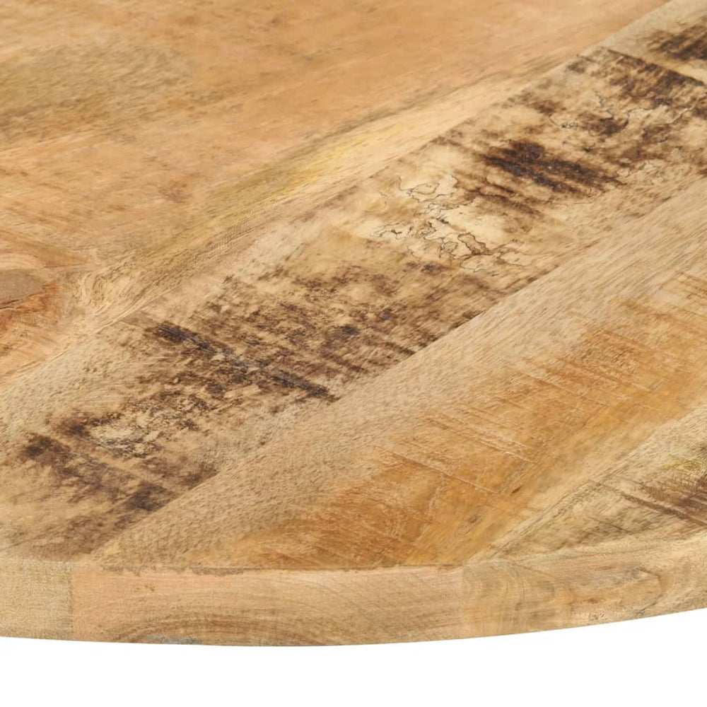 vidaXL Tabletop Solid Mango Wood Round 25-27 mm 60 cm