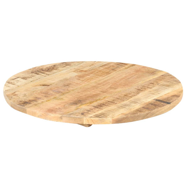 vidaXL Tabletop Solid Mango Wood Round 25-27 mm 60 cm