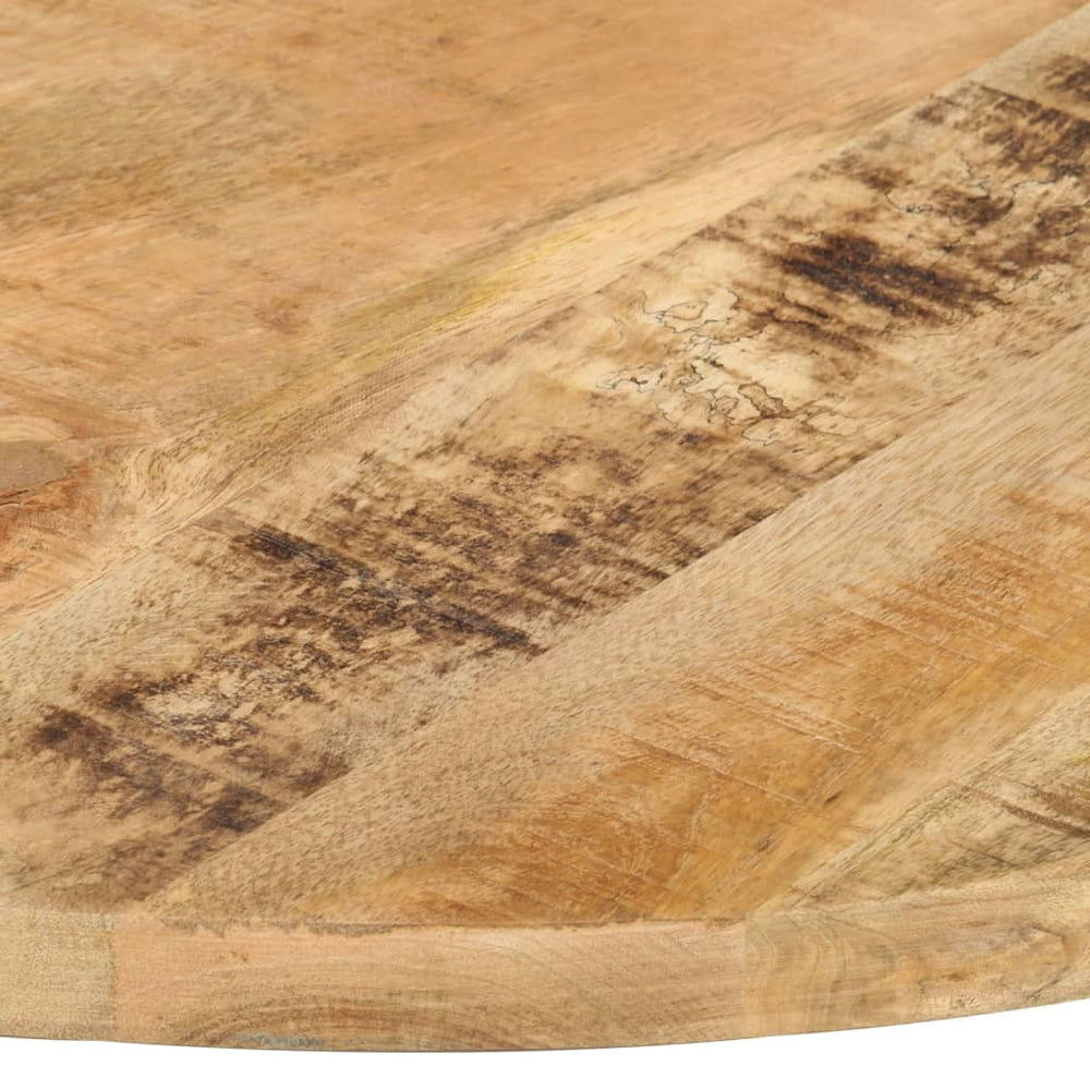 vidaXL Tabletop Solid Mango Wood Round 25-27 mm 70 cm