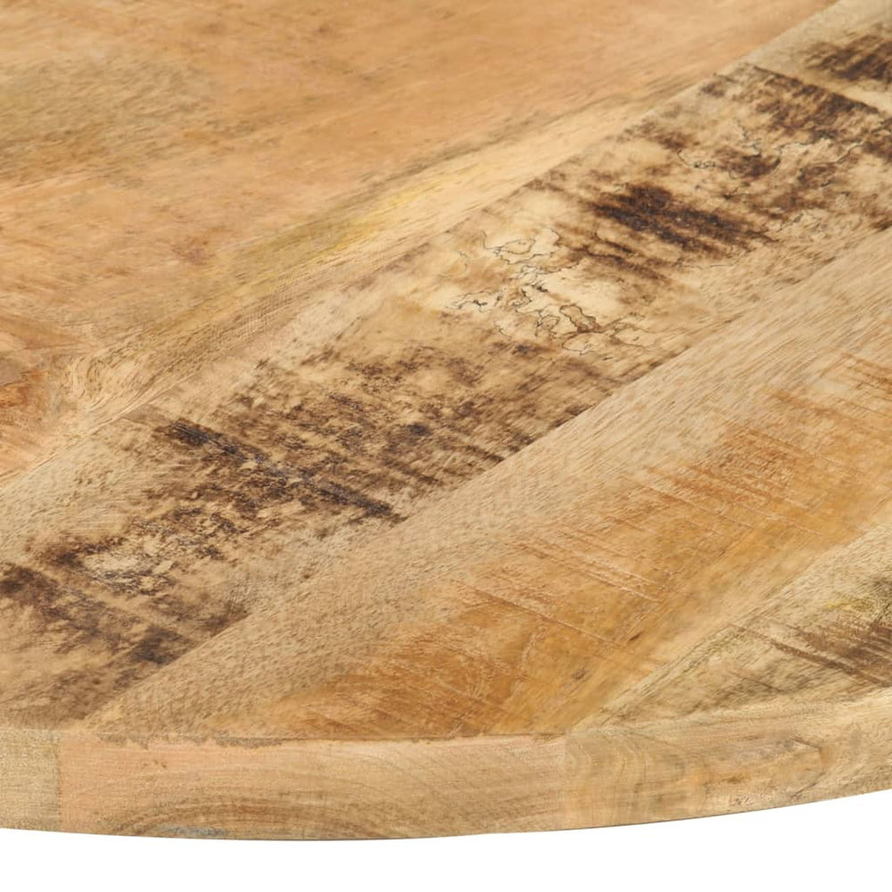 vidaXL Tabletop Solid Mango Wood Round 25-27 mm 80 cm