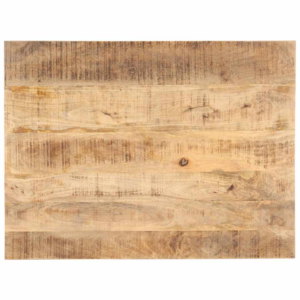 vidaXL Solid Mango Wood Tabletop 25-27 mm 80x60 cm