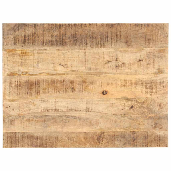 vidaXL Solid Mango Wood Tabletop 25-27 mm 80x60 cm