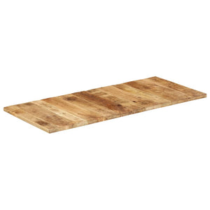 vidaXL Tabletop Solid Mango Wood 25-27 mm 140x60 cm