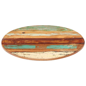 vidaXL Tabletop Round 40 cm 15-16 mm Solid Reclaimed Wood