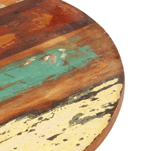 vidaXL Tabletop Round 40 cm 15-16 mm Solid Reclaimed Wood