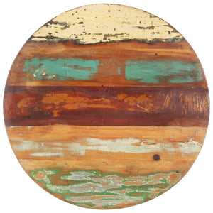 vidaXL Tabletop Round 50 cm 15-16 mm Solid Reclaimed Wood