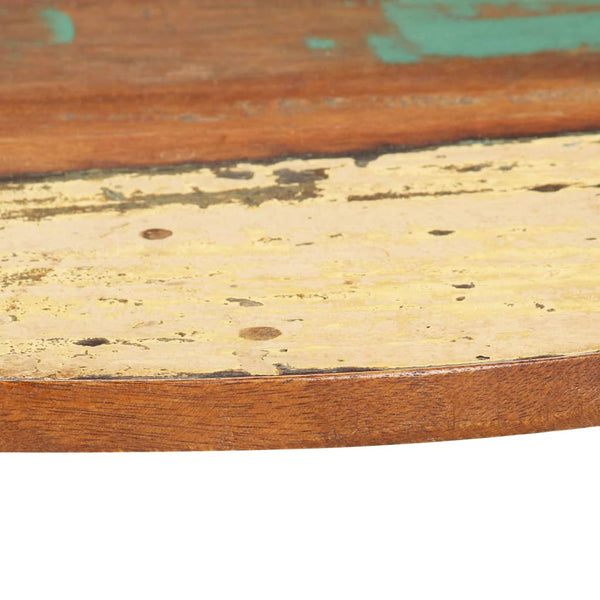 vidaXL Tabletop Round 50 cm 15-16 mm Solid Reclaimed Wood