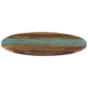 vidaXL Tabletop Round 60 cm 15-16 mm Solid Reclaimed Wood