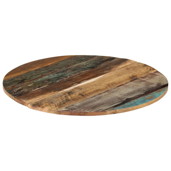vidaXL Round Table Top 70 cm 15-16 mm Solid Reclaimed Wood