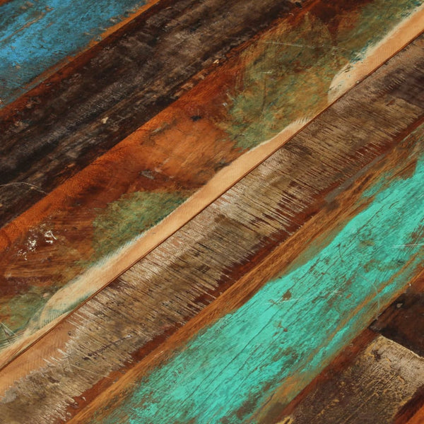 vidaXL Tabletop Round 80 cm 15-16 mm Solid Reclaimed Wood