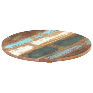 vidaXL Table Top Round 40 cm 25-27 mm Solid Reclaimed Wood