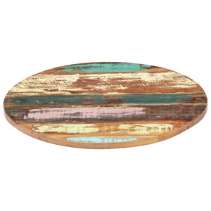 vidaXL Table Top Round 40 cm 25-27 mm Solid Reclaimed Wood