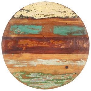 vidaXL Table Top Round 40 cm 25-27 mm Solid Reclaimed Wood