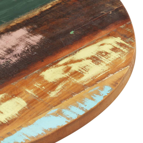 vidaXL Table Top Round 40 cm 25-27 mm Solid Reclaimed Wood