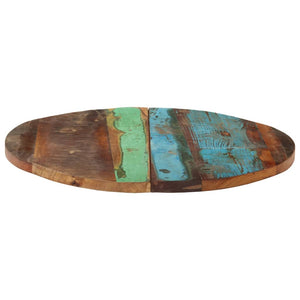 vidaXL Tabletop Round 60 cm 25-27 mm Solid Reclaimed Wood