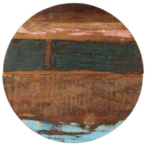 vidaXL Table Top Round 70 cm 25-27 mm Solid Reclaimed Wood