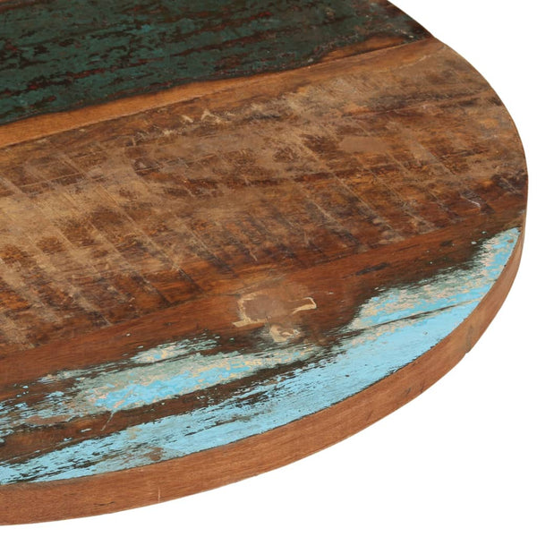 vidaXL Table Top Round 70 cm 25-27 mm Solid Reclaimed Wood