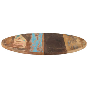 vidaXL Tabletop Round 80 cm 25-27 mm Solid Reclaimed Wood