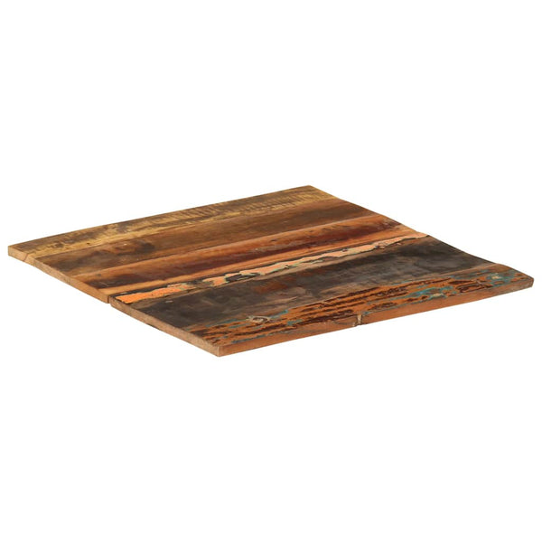 vidaXL Tabletop Square 60x60 cm 15-16 mm Solid Reclaimed Wood