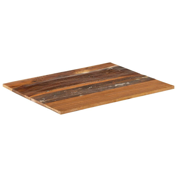 vidaXL Tabletop Rectangular 60x70 cm 15-16 mm Solid Reclaimed Wood