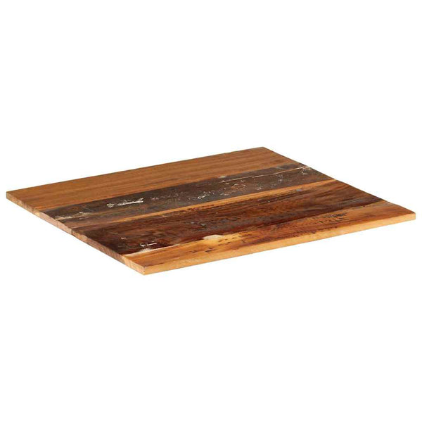 vidaXL Tabletop Rectangular 60x70 cm 15-16 mm Solid Reclaimed Wood